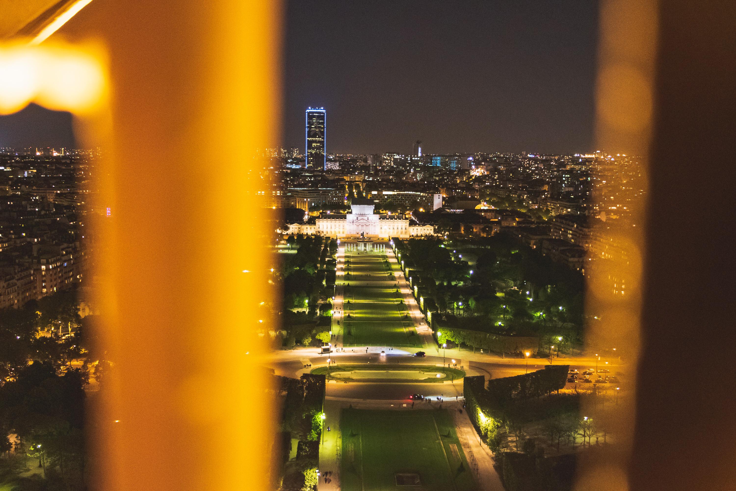 Another photo of the rooftops of Segovia, with snowy mountains shrouded in clouds behind